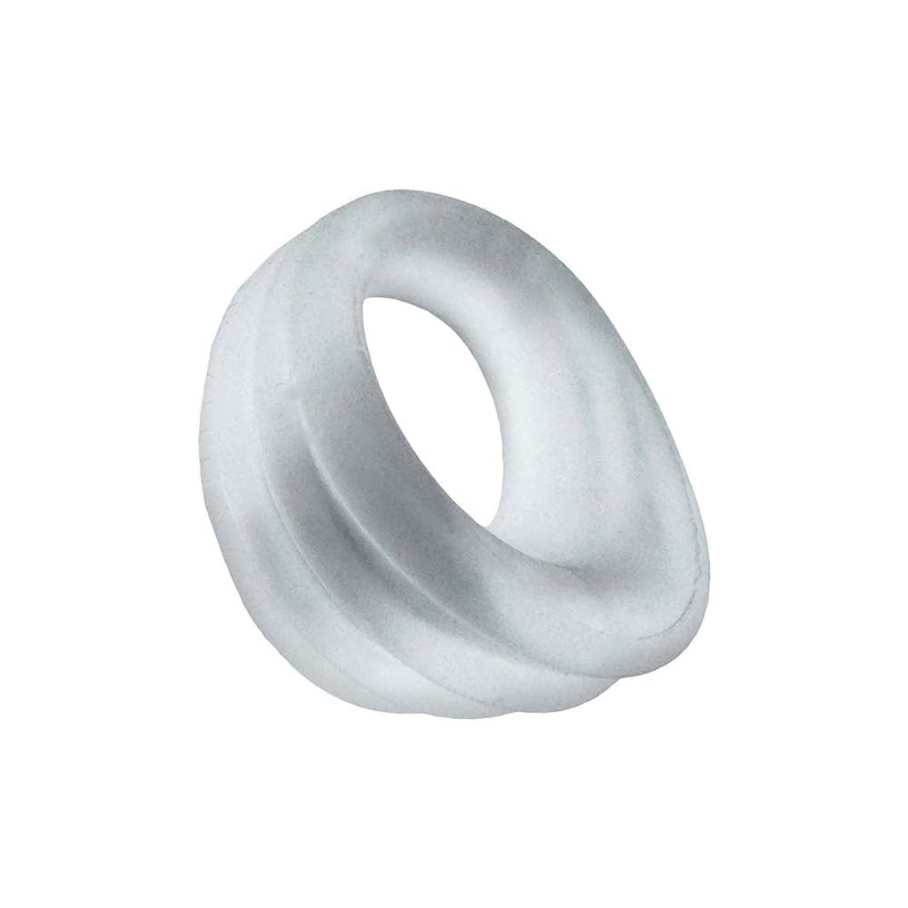 Hunky Junk Expander Slimmer Scoop Cockring - Clear Steam