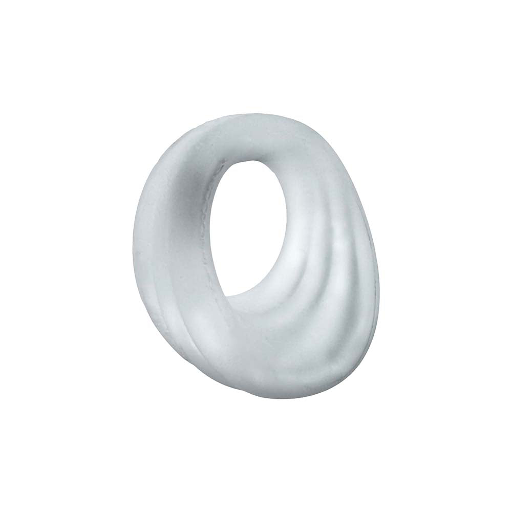 Hunky Junk Expander Slimmer Scoop Cockring - Clear Steam