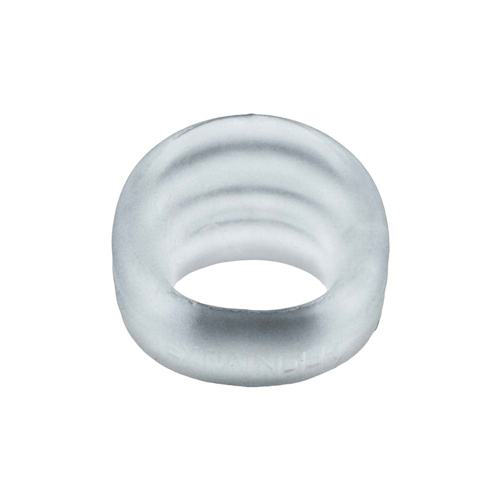 Hunky Junk Expander Slimmer Scoop Cockring - Clear Steam