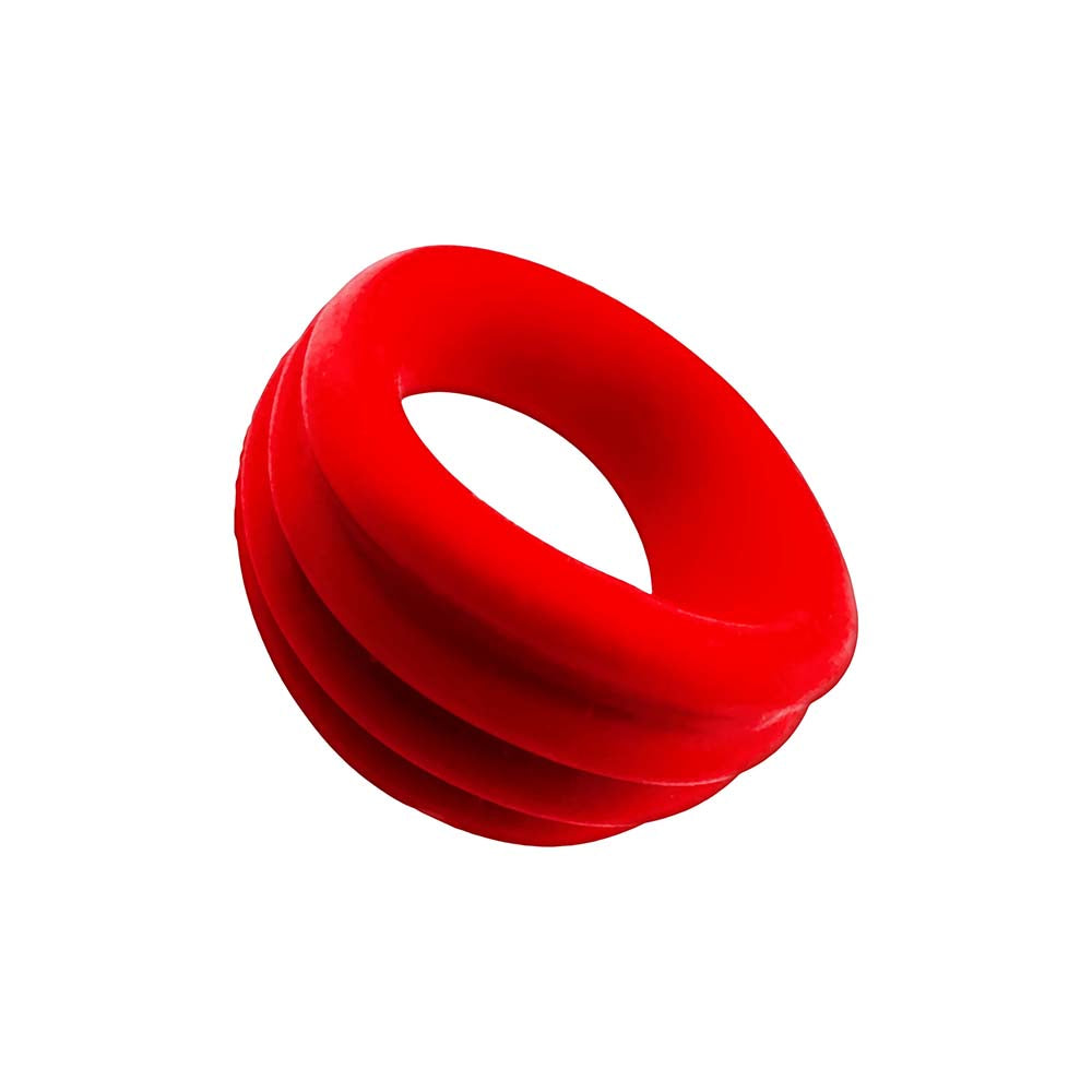 Hunky Junk Expander Slimmer Scoop Cockring - Red Velvet