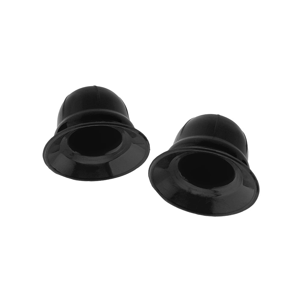 Hunky Junk Nano Nips Nipple Nubs - Black Silicone