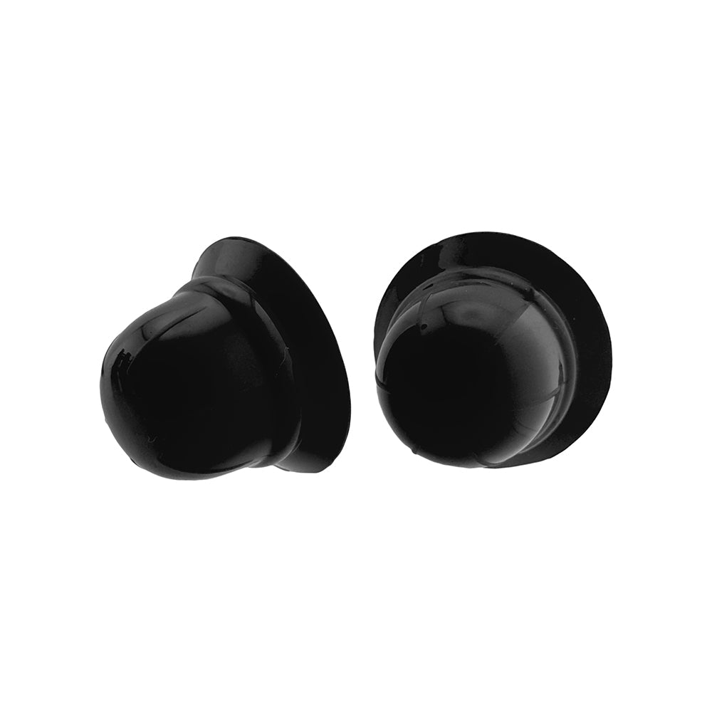 Hunky Junk Nano Nips Nipple Nubs - Black Silicone