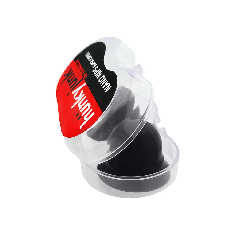 Hunky Junk Nano Nips Nipple Nubs - Black Silicone