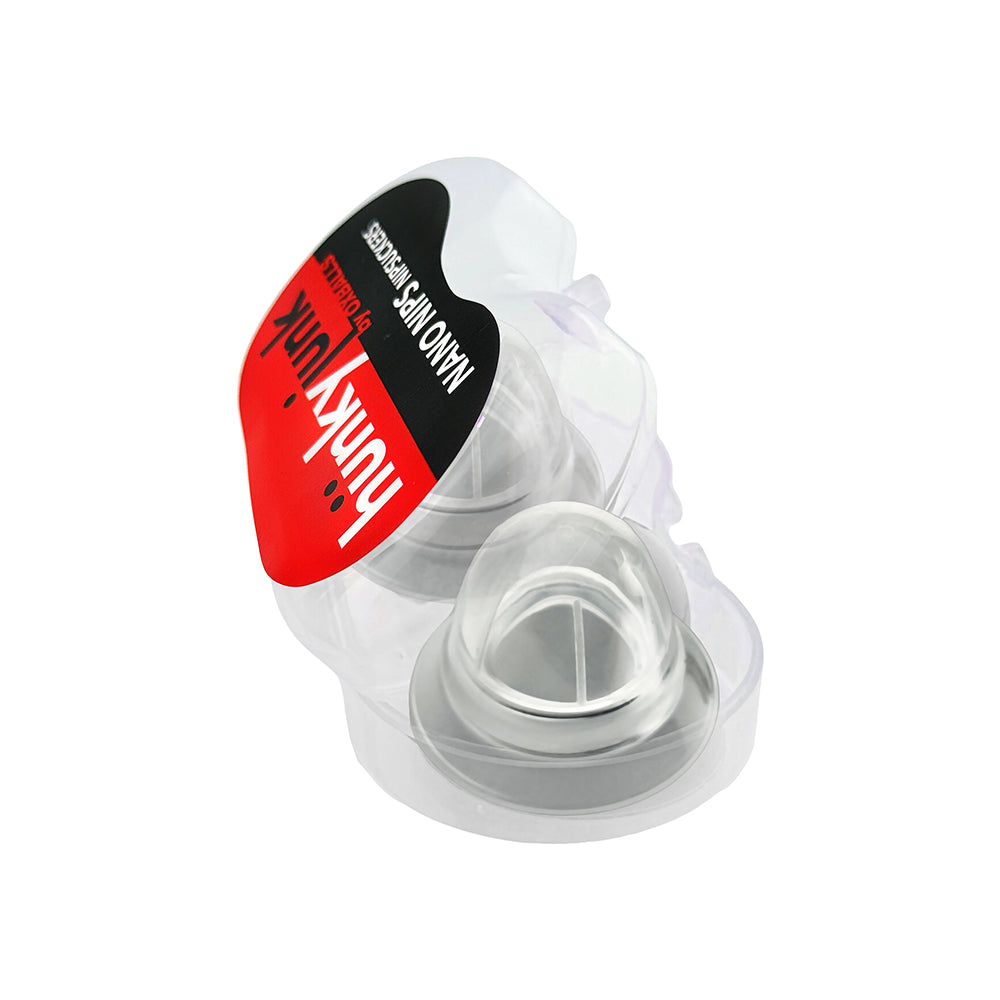 Hunky Junk Nano Nips Nipple Nubs - Clear Silicone