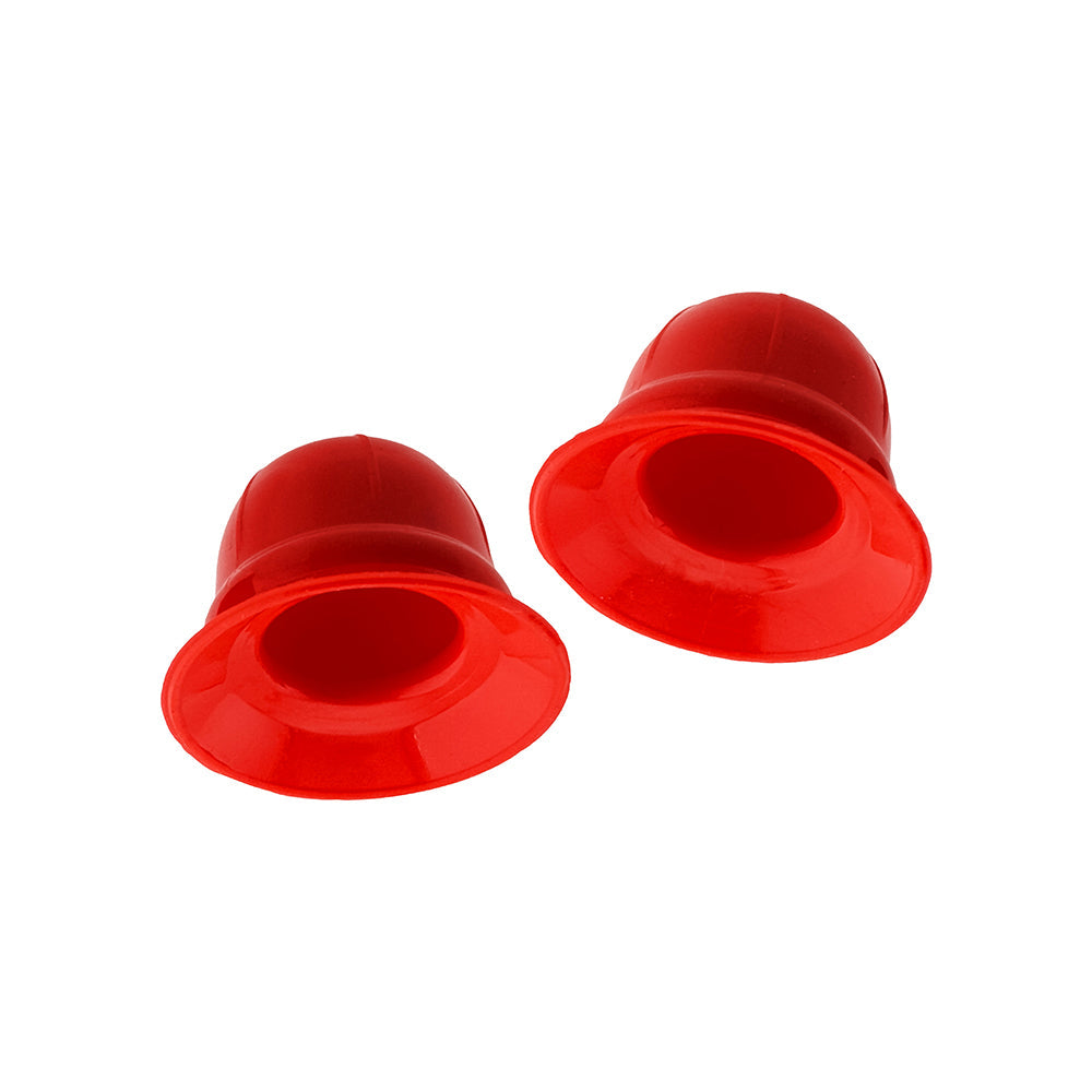 Hunky Junk Nano Nips Nipple Nubs - Red Silicone