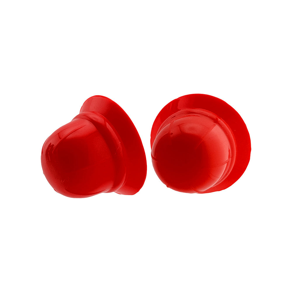 Hunky Junk Nano Nips Nipple Nubs - Red Silicone