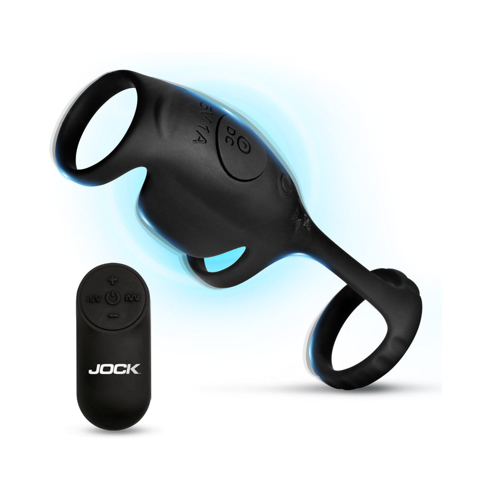 Curve Toys Jock Enhancers Blitz Vibrating Penis Sleeve C-Ring w/Remote