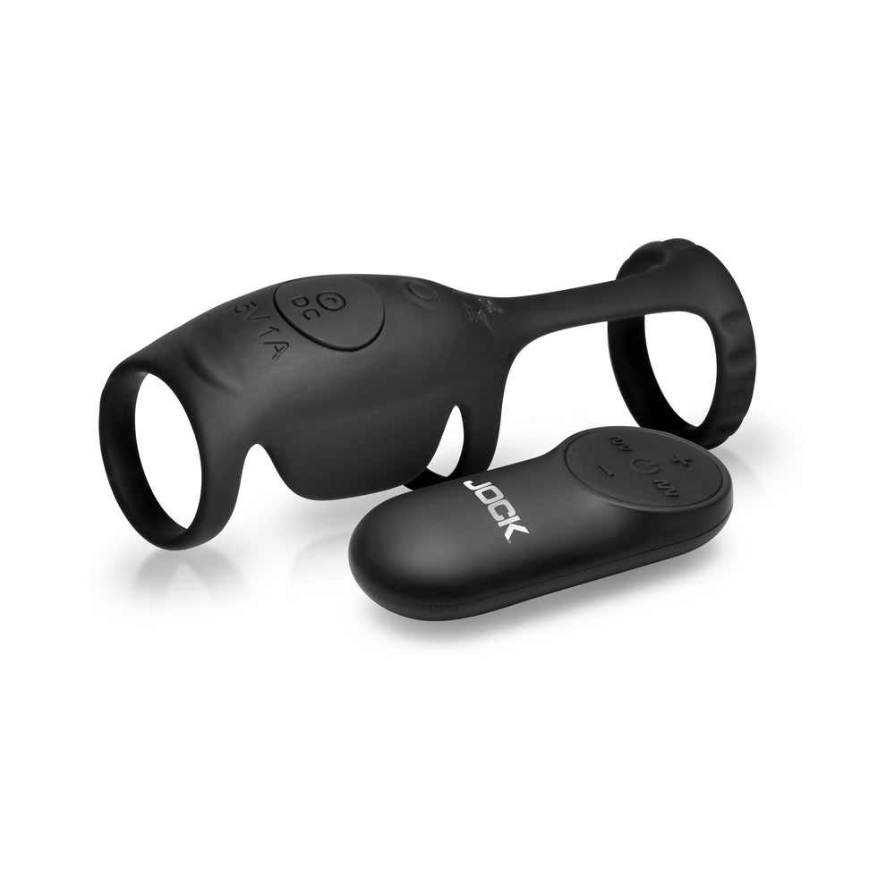 Curve Toys Jock Enhancers Blitz Vibrating Penis Sleeve C-Ring w/Remote