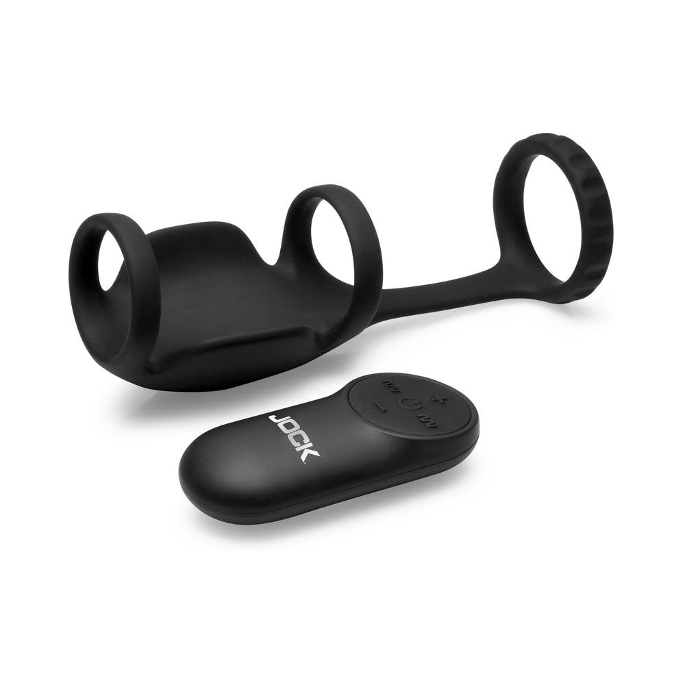 Curve Toys Jock Enhancers Blitz Vibrating Penis Sleeve C-Ring w/Remote