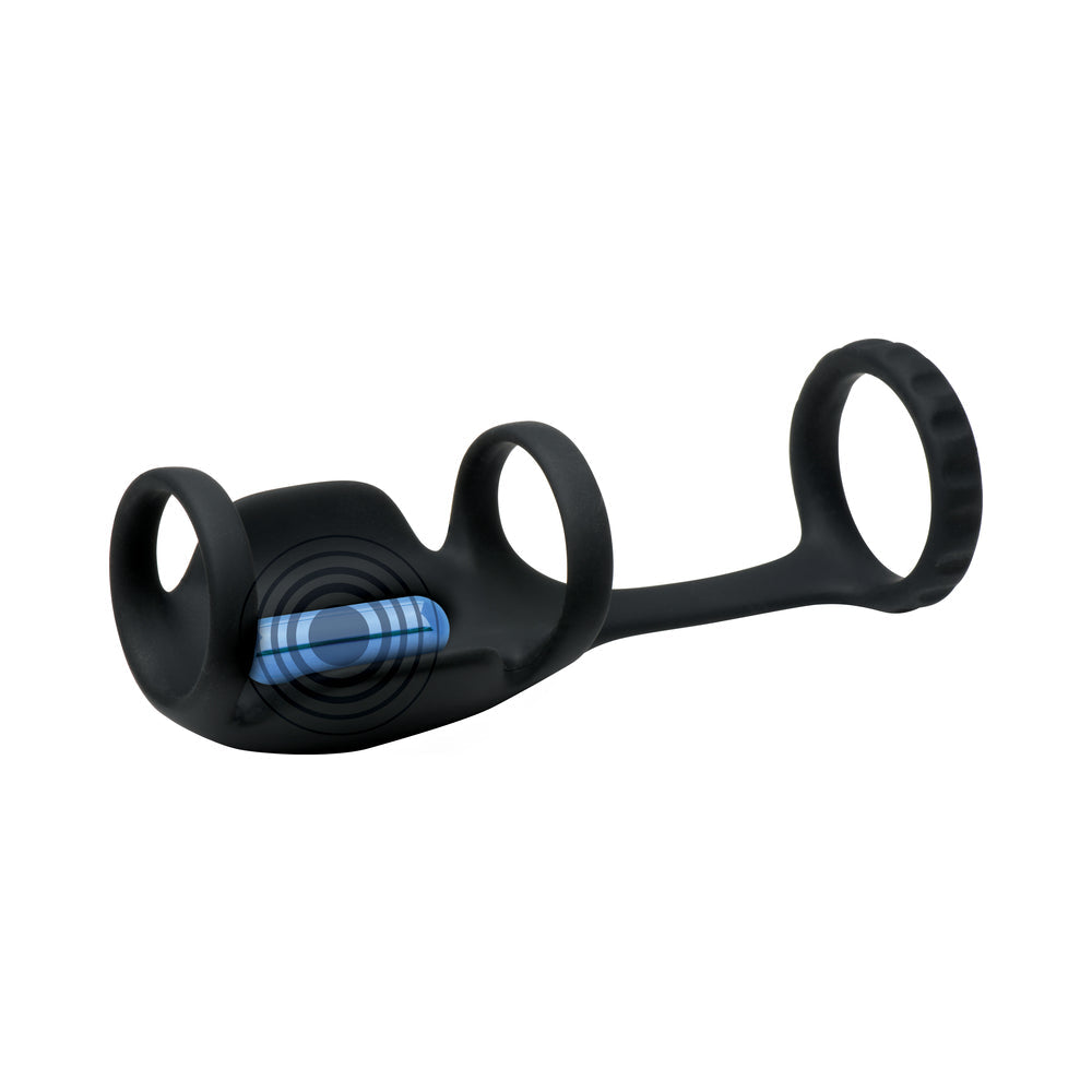 Curve Toys Jock Enhancers Blitz Vibrating Penis Sleeve C-Ring w/Remote