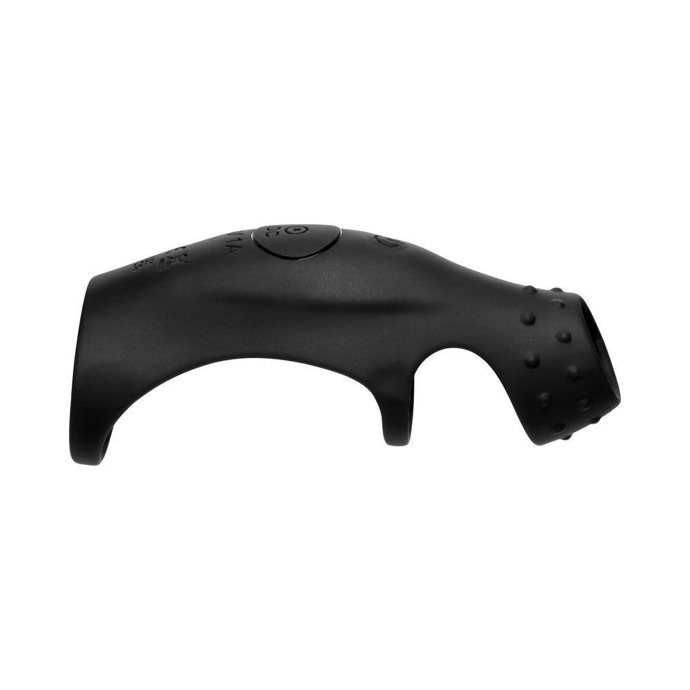 Curve Toys Jock Enhancers Rush Vibrating Penis Sleeve C-Ring w/Remote