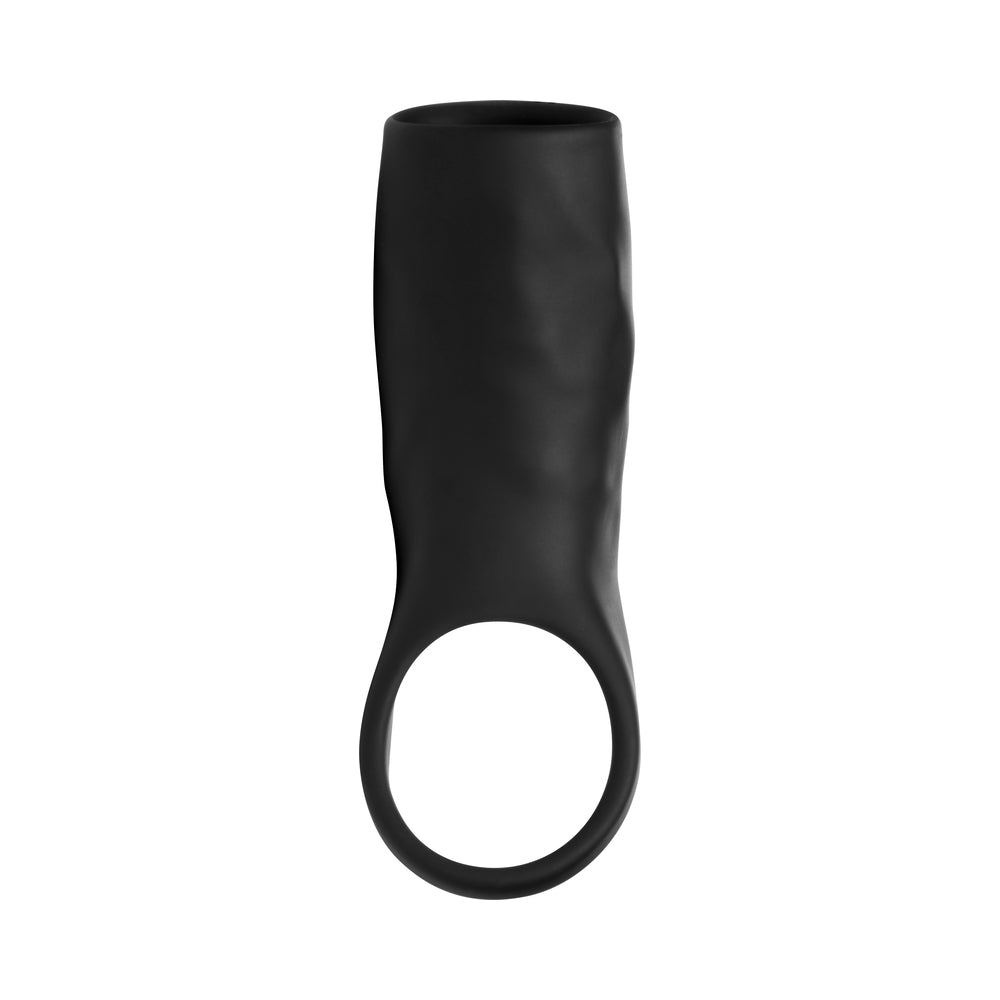 Curve Toys Jock Enhancers Surge Vibrating Penis Sleeve C-Ring w/Remote