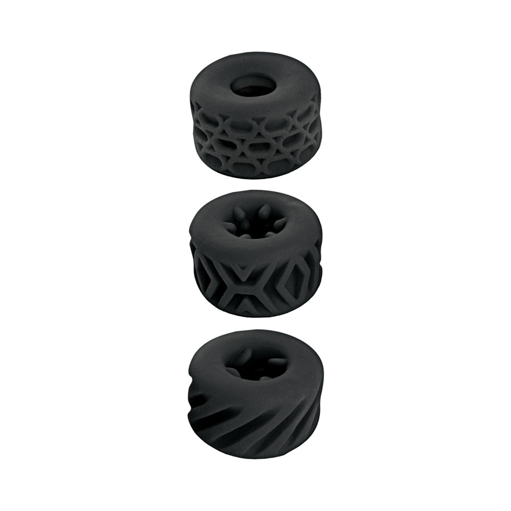 Nasstoys Super Stretchy Stroker Rings - Black