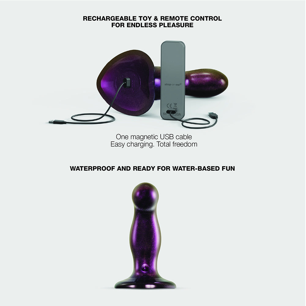 Strap On Me Fingering & Vibrating Dildo - Purple