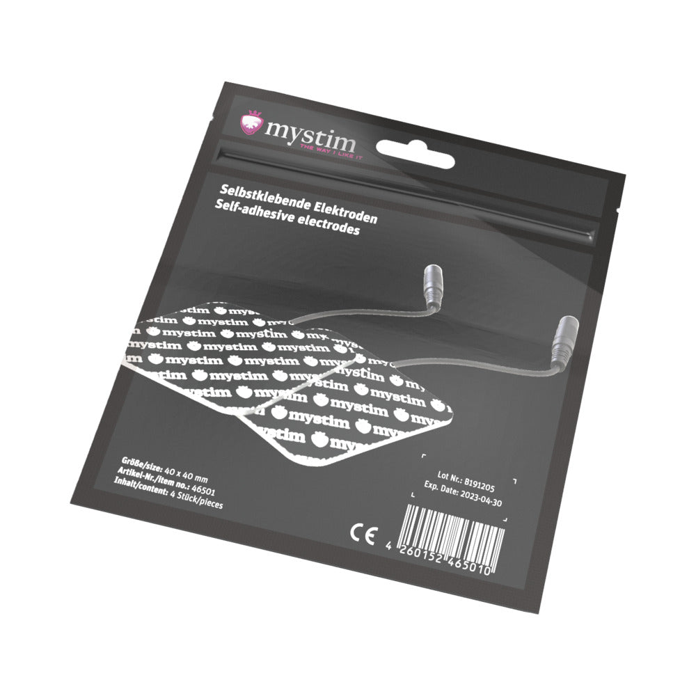 Mystim Electrodes for Tens Units - 40 mm x 40 mm