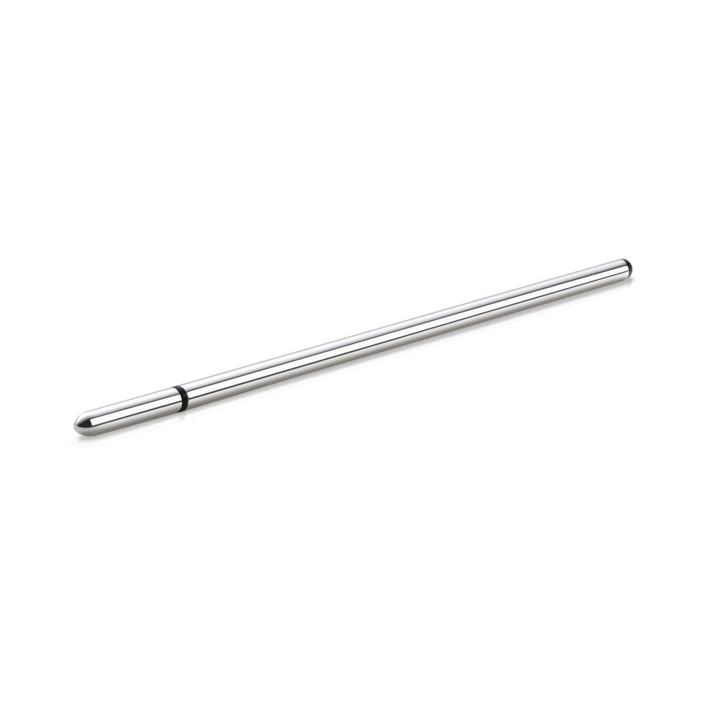 Mystim Thin Finn eStim Urethral Sound - Silver