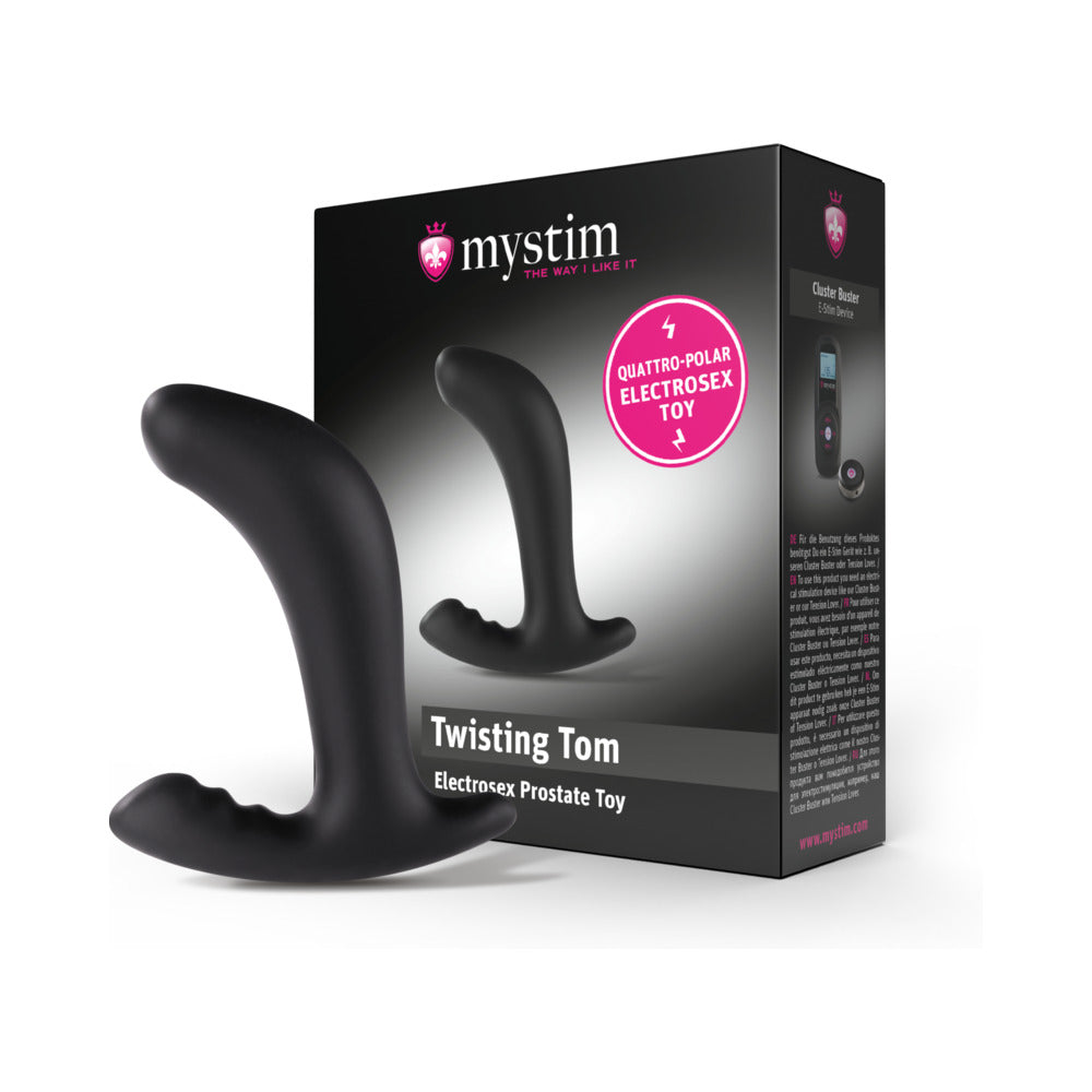 Mystim Twisting Tom - with e-stim - Black