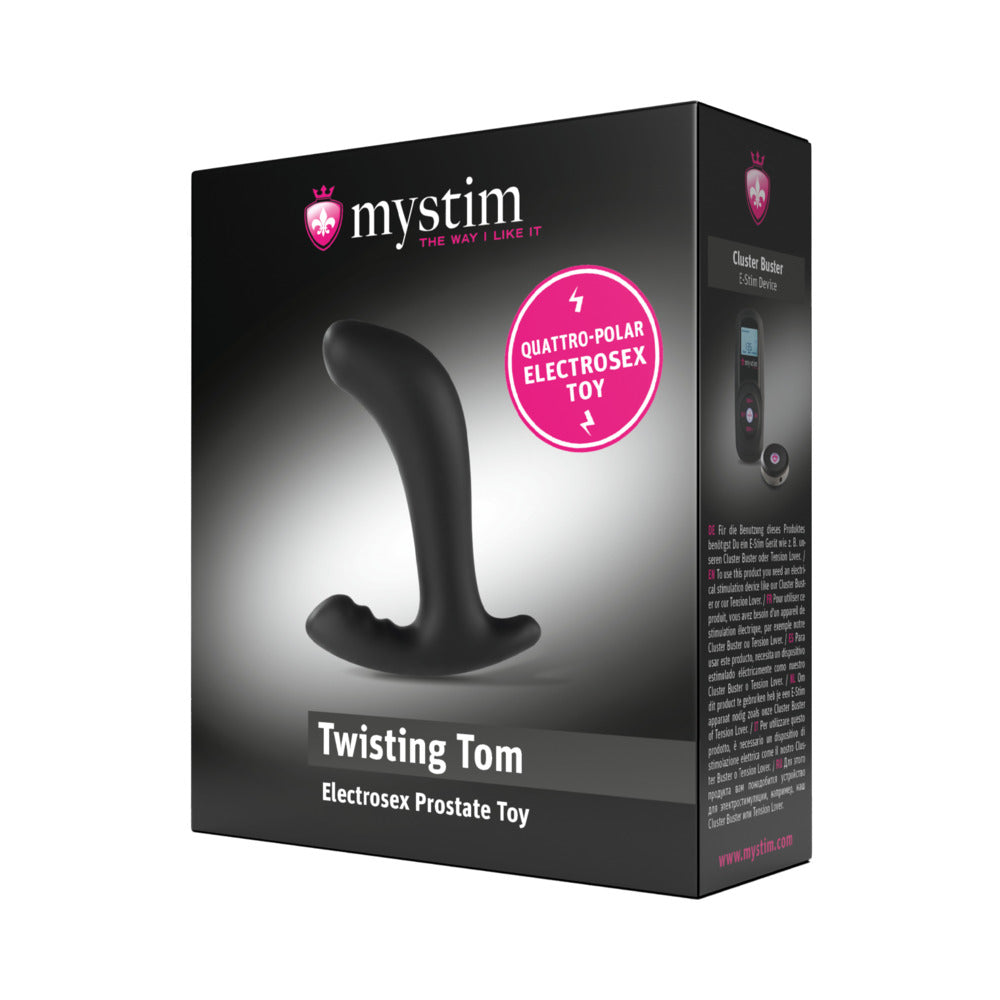 Mystim Twisting Tom - with e-stim - Black