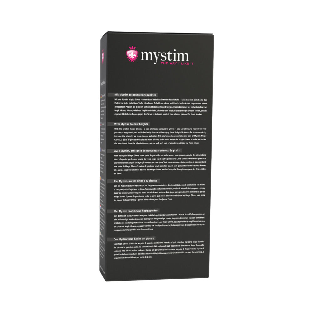 Mystim eStim Magic Gloves - Gray