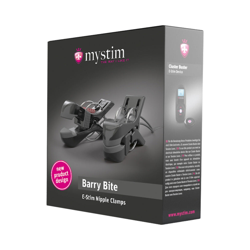 Mystim Barry Bite - Biploar e-stim Clamps