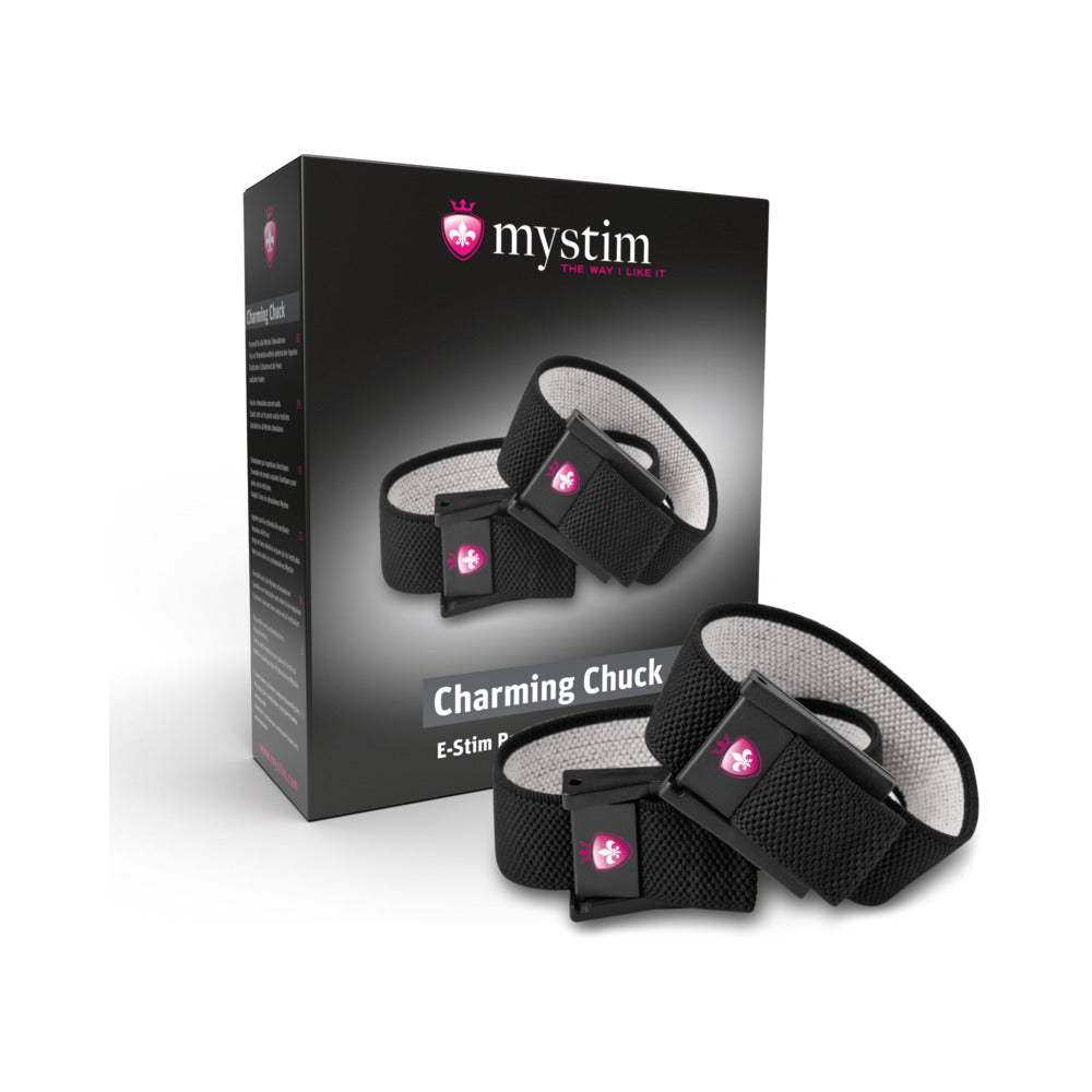 Mystim Charming Chuck - Strap Set of 2 with 2mm Adaptor