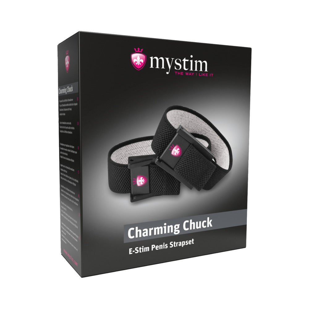 Mystim Charming Chuck - Strap Set of 2 with 2mm Adaptor