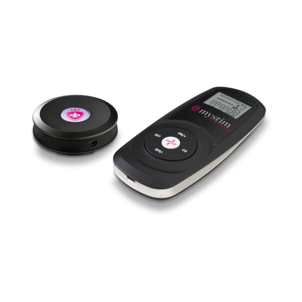 Mystim Cluster Buster Wireless eStim Starter Kit - Black