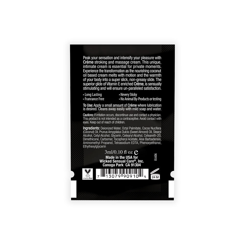 Wicked Sensual Care Creme Masturbation Cream for Men - .1 oz