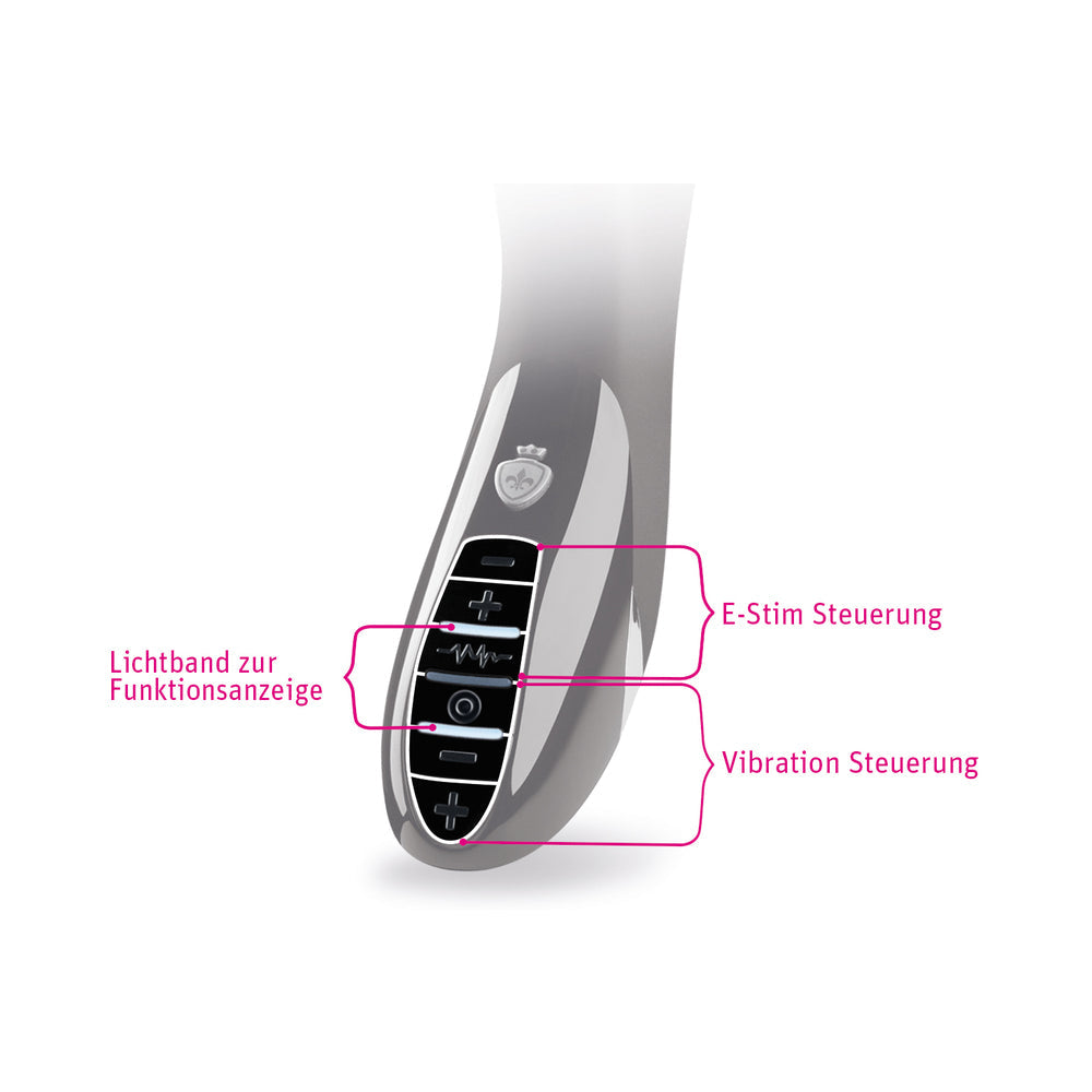 Mystim Tickling Truman eStim Vibrator Black Edition - Black