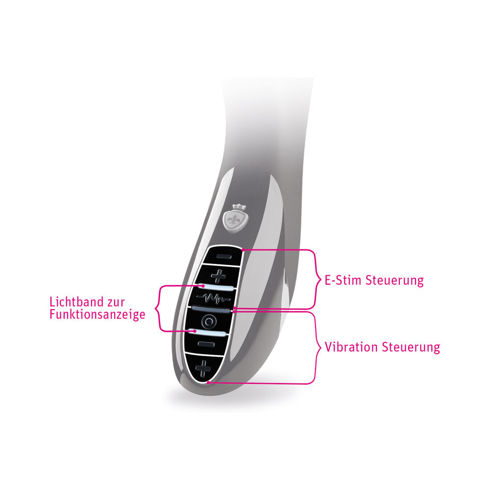 Mystim Sizzling Simon eStim Vibrator Black Edition - Black