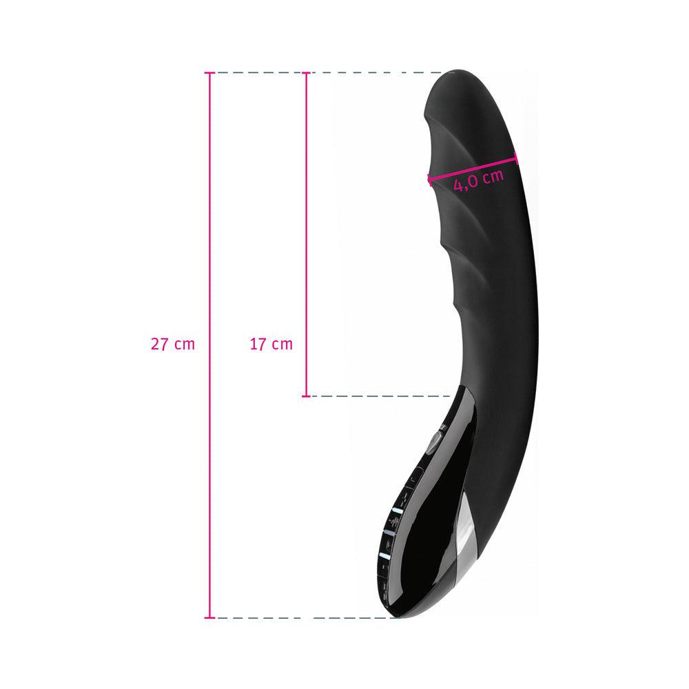 Mystim Sizzling Simon eStim Vibrator Black Edition - Black