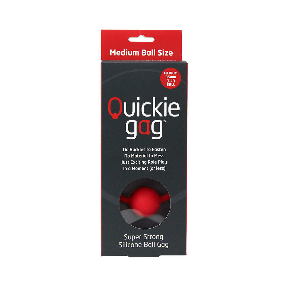 Quickie Ball Gag Medium - Red