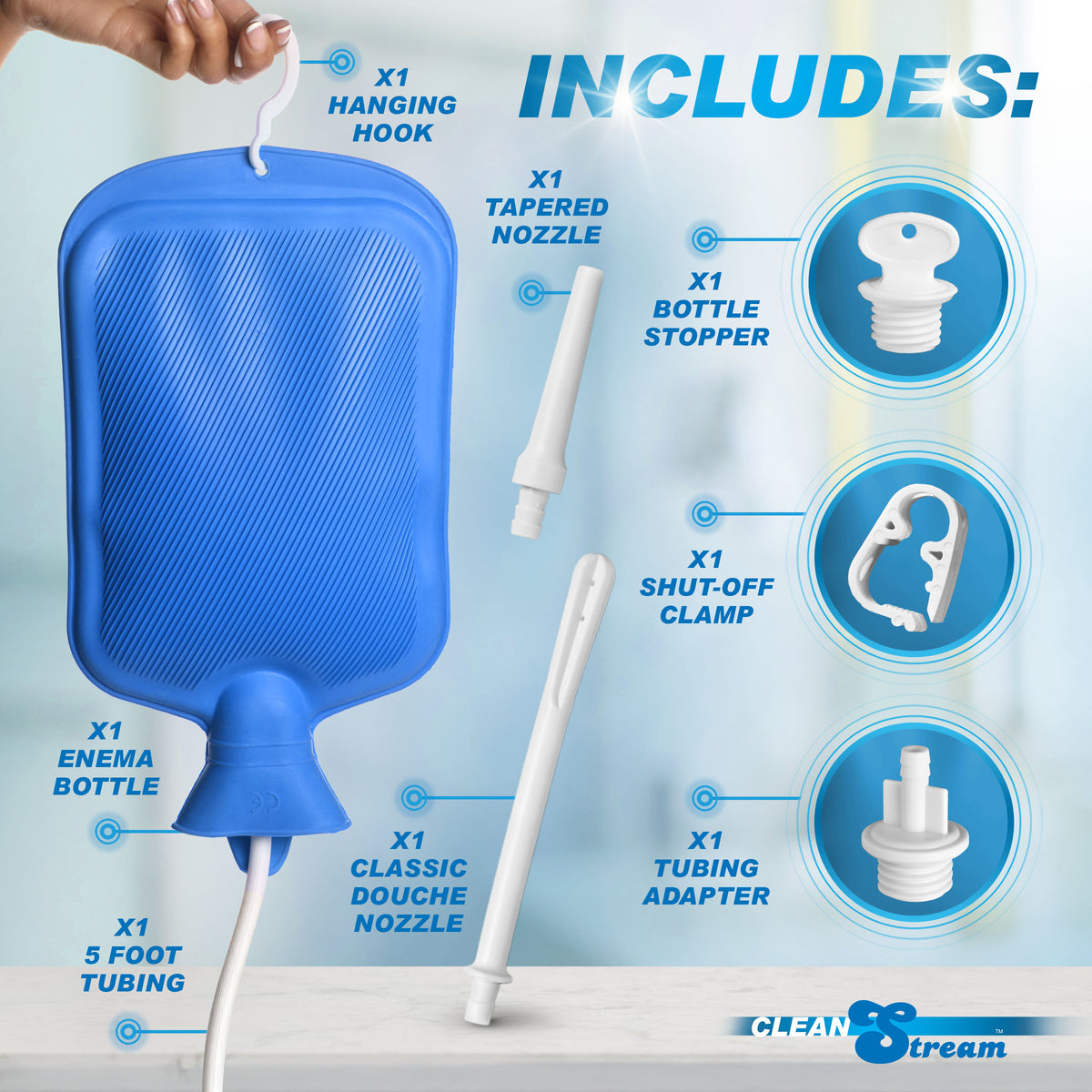 CleanStream Water Bottle Cleansing Kit