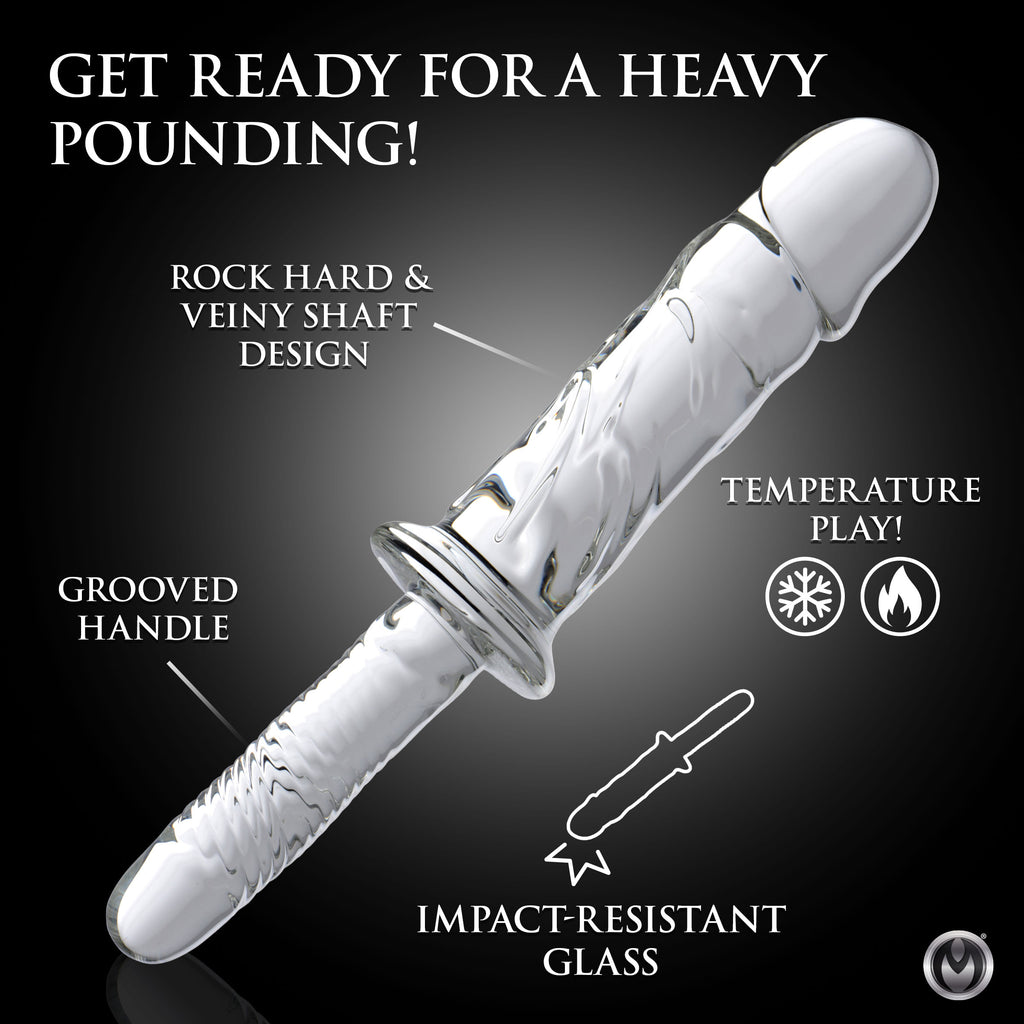 Brutus Glass Dildo Thruster