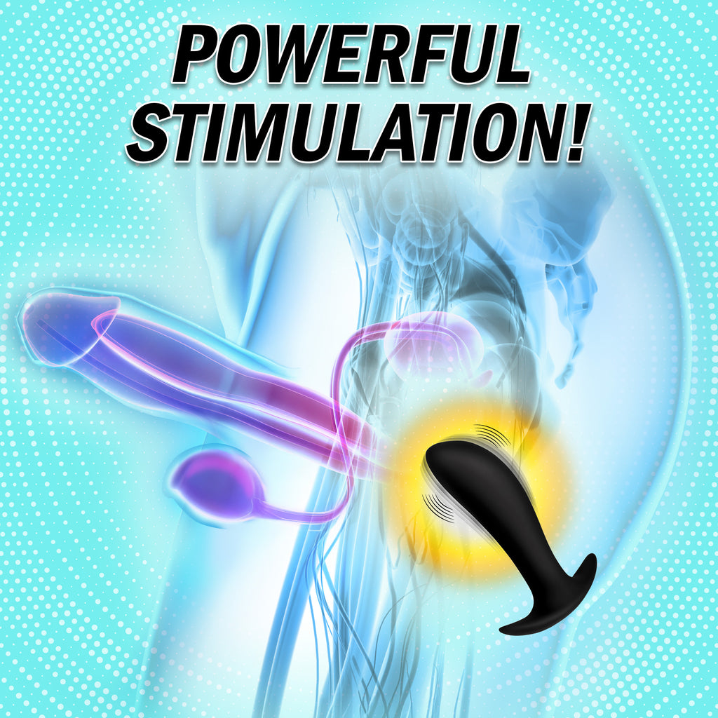 Silicone Prostate Vibrator with Remote Control
