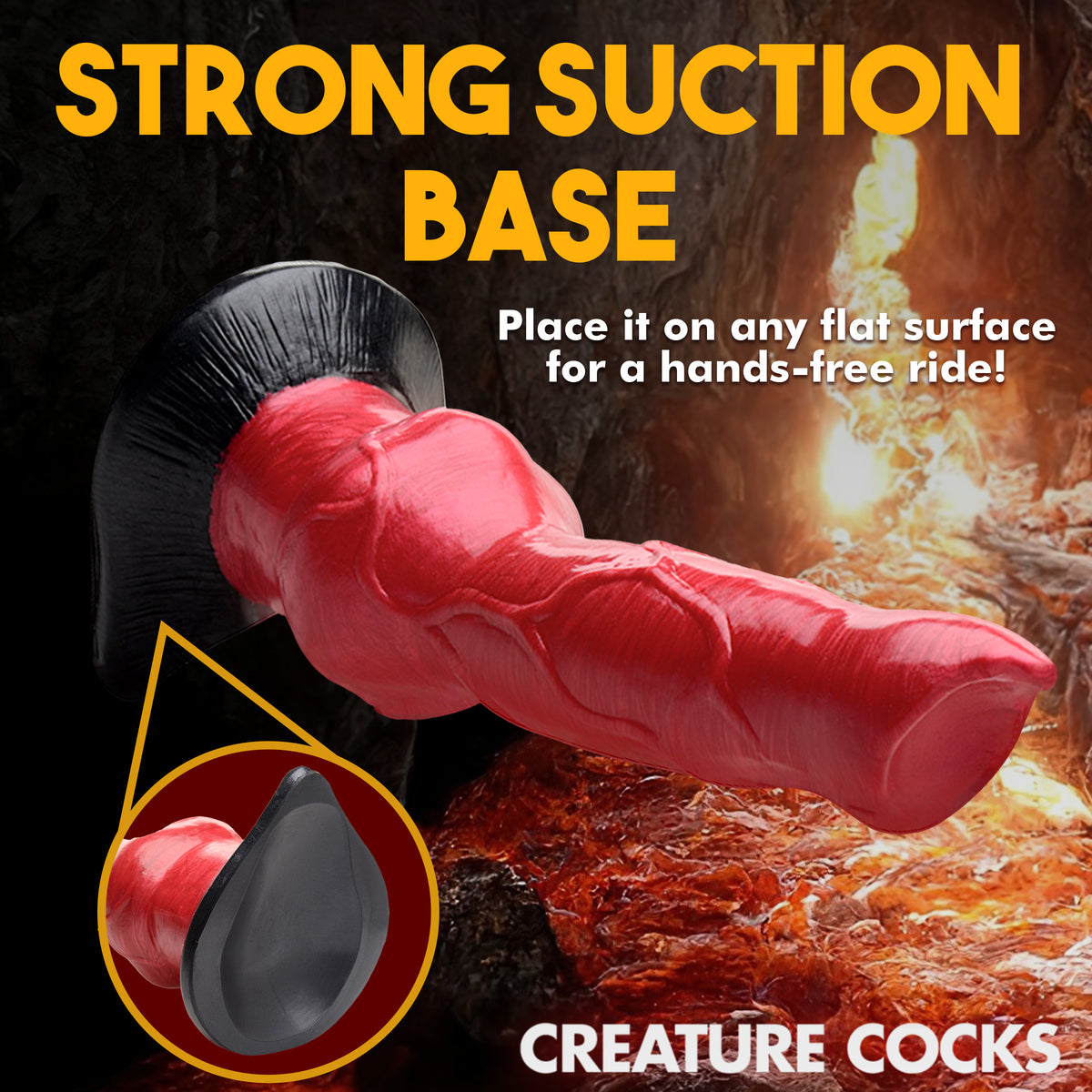 Creature Cocks Hell Hound Canine Silicone Dildo