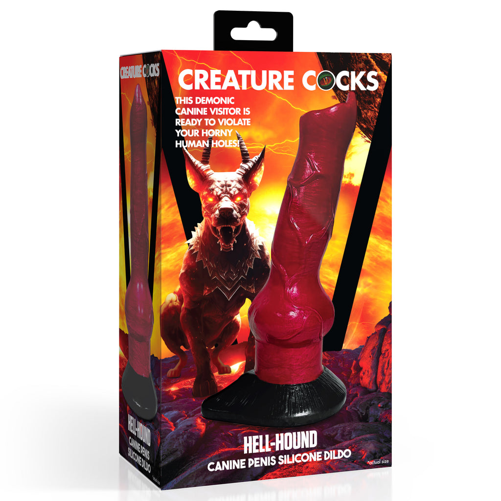 Creature Cocks Hell Hound Canine Silicone Dildo