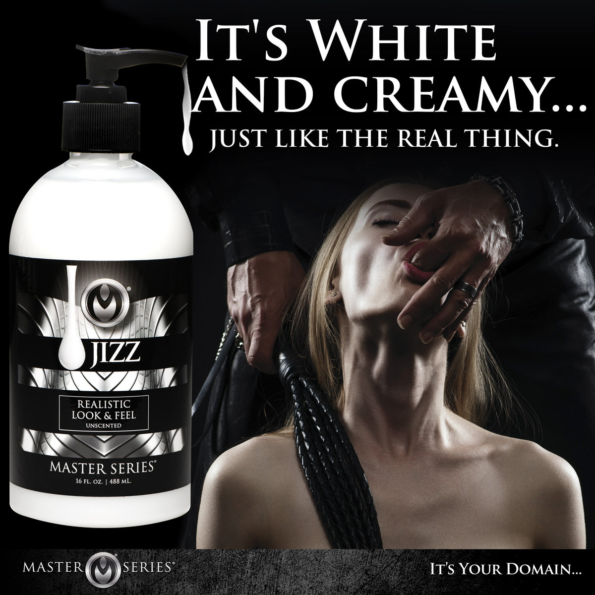 Master Series Jizz Unscented Water Based Lube 16oz