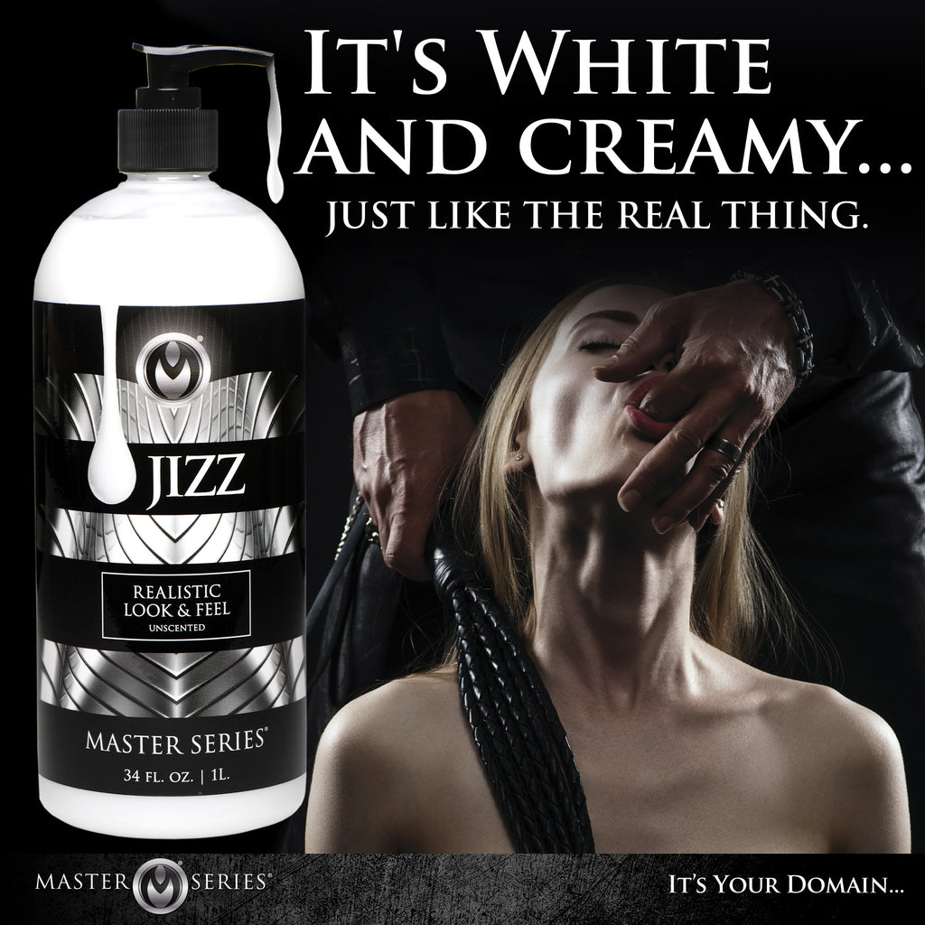 Master Series Jizz Unscented Water Based Lube 34oz