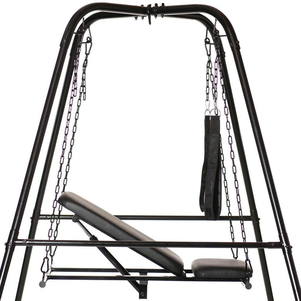 Throne Adjustable Sex Sling with Stand