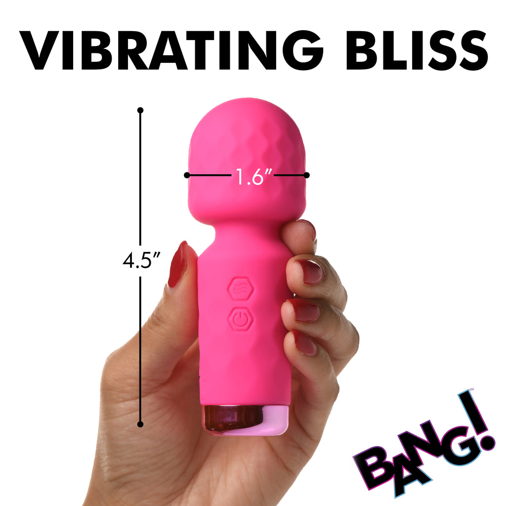 Bang 10X Mini Silicone Wand-Pink