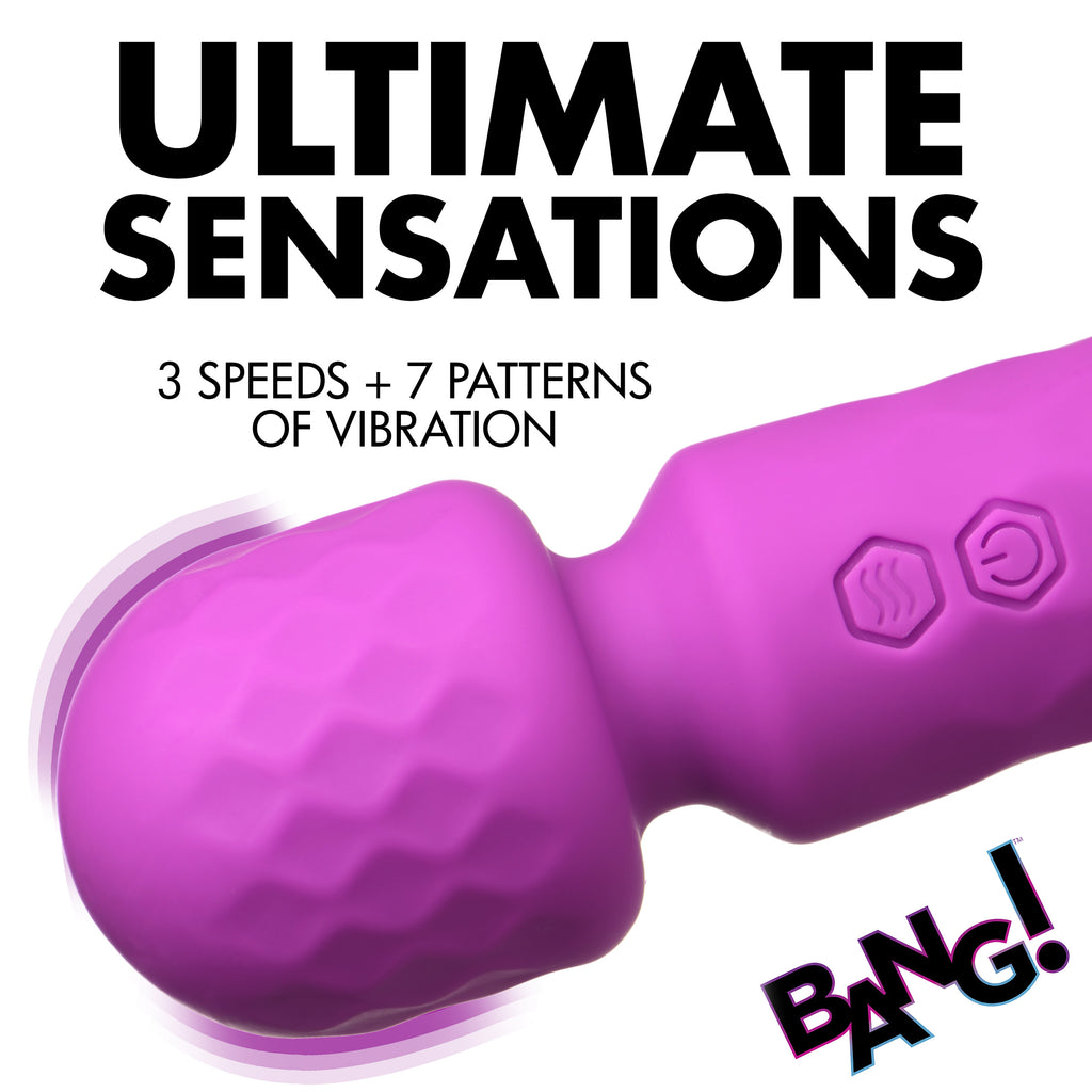 Bang 10X Mini Silicone Wand-Purple