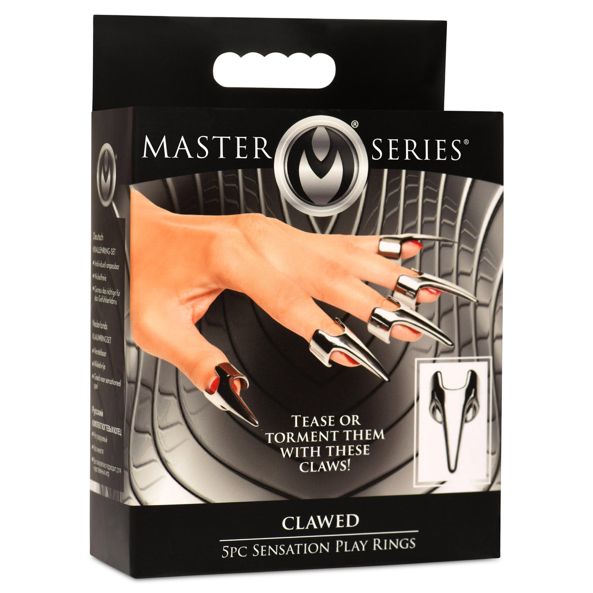 Master Series Clawed Sensation Play Rings 5pc