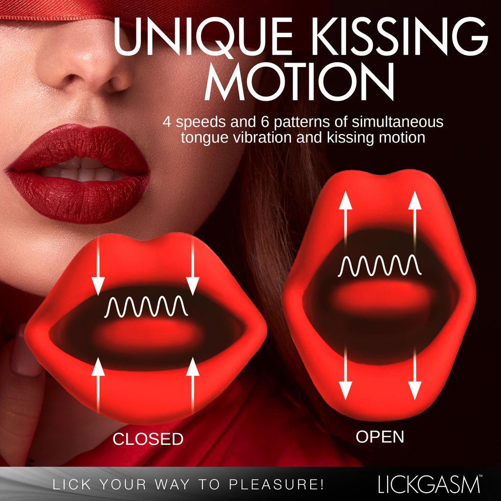 Lickgasm Kiss And Tell Mini Kissing And Vibrating Stimulator