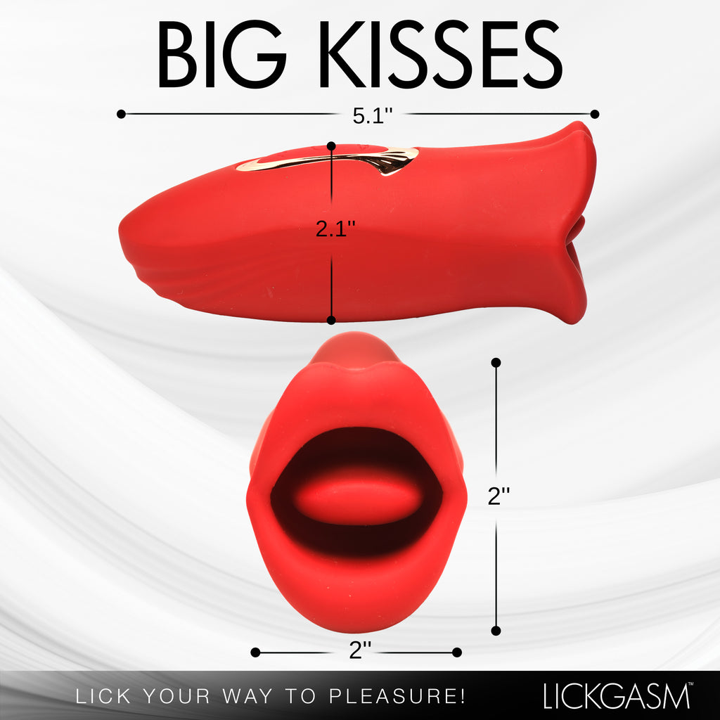 Lickgasm Kiss And Tell Mini Kissing And Vibrating Stimulator