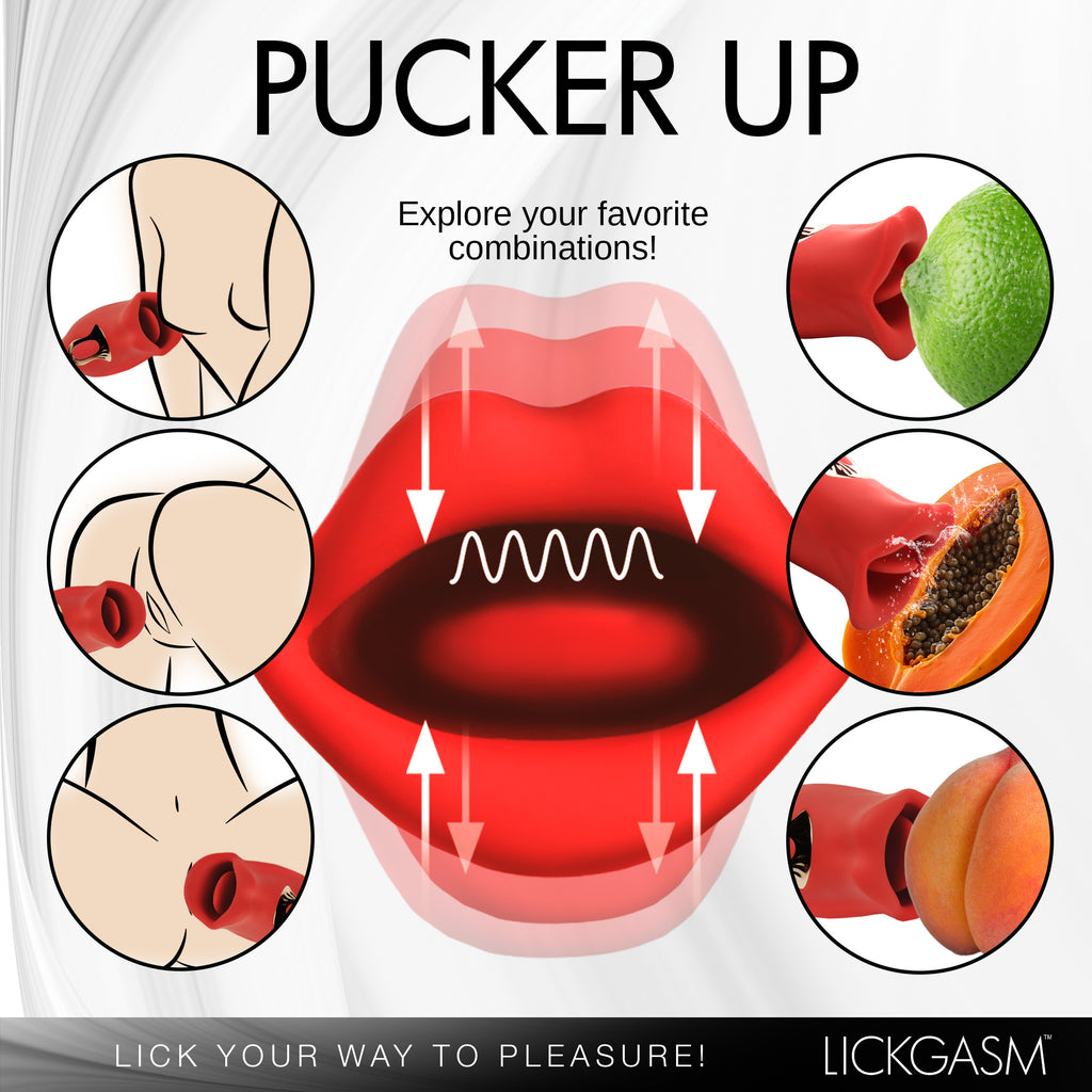 Lickgasm Kiss And Tell Mini Kissing And Vibrating Stimulator