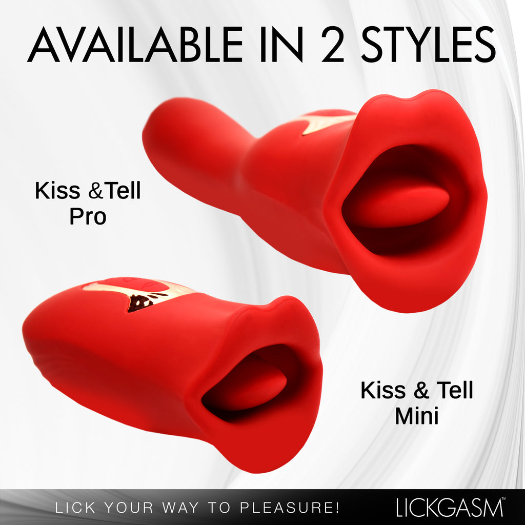 Lickgasm Kiss And Tell Mini Kissing And Vibrating Stimulator