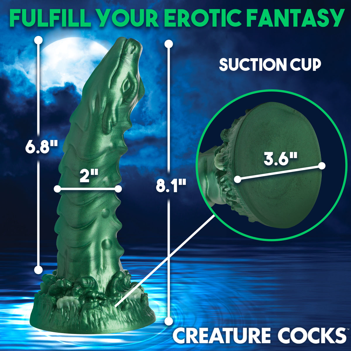 Creature Cocks Cockness Monster Lake Creature Dildo