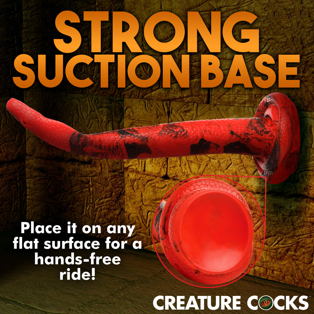 Creature Cocks King Cobra Long Silicone Dildo X-Large 18"