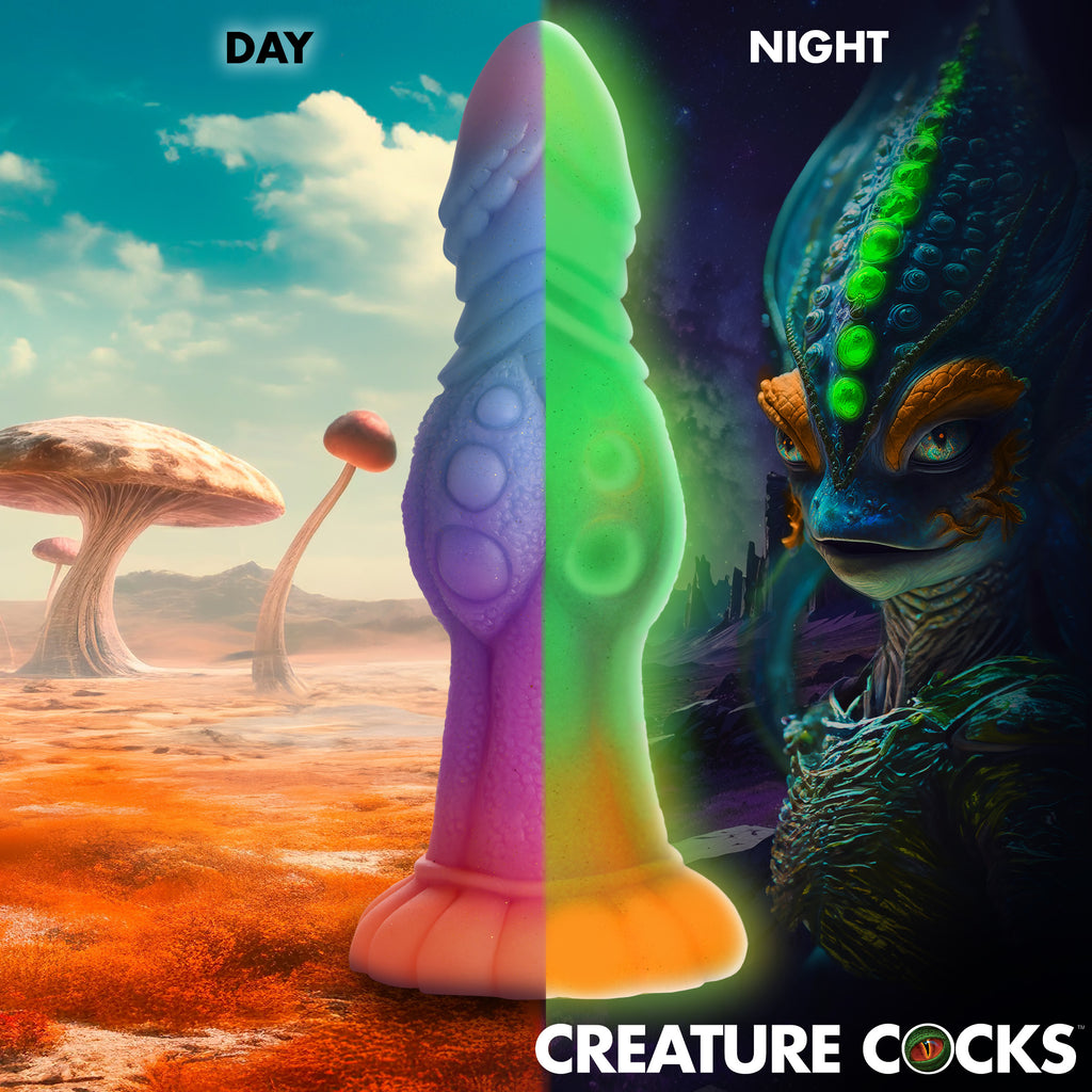 Creature Cocks Galactic Cock Alien Creature Glow in the Dark Dildo